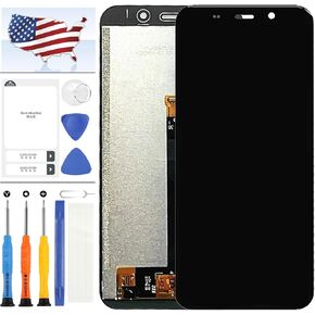 LCD for Fossibot F101 Pro Screen Replacement for Fossibot F101 Pro Display LCD Touch Screen Digitizer Assembly Replacement Part with Tools(Black)