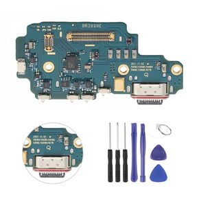 Dock Connector for Samsung Galaxy S22 Ultra 5G SM-S908U SM-S908U1 Charging Port Flex Cable Replacement USB Charger Dock Board Connector with Repair Tools