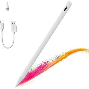 Bluetooth Stylus Pen Fit for iPad Pro 11-inch (4th Generation) 2022 Model A2759 A2435 A2761 A2762 with Palm Rejection, Camera Shutter Remote Control, Tilt Sensitive, Battery Level Display Pencil