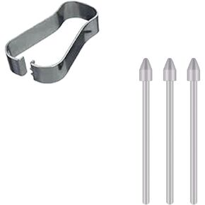 3 Pack Z Fold 5 S Pen Tips for Samsung Galaxy Z Fold 5, Galaxy Z Fold 6 Stylus Pen Nibs, S Pen Nibs Replacement for Samsung Galaxy Z Fold 6 (Gray) + 1 Tweezer(EJ-PF946BBEGUS)