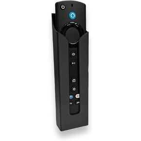 Wall Remote Holder for Amazon Fire Tv Stick Remote Long Version with Adhesive Strip and mounting Hardware (3D Printed in Florida, USA)