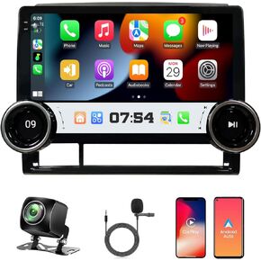 Car Radio Stereo for Toyota Tacoma 2005-2015 Apple Carplay Android Auto 10.1 inch IPS Touch Screen Car Stereo with Bluetooth 5G WiFi DSP GPS Navigation FM/RDS Backup Camera