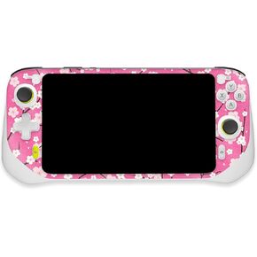 MightySkins Glossy Glitter Skin Compatible with Logitech G Cloud Gaming Handheld - Sakura Pink | Protective, Durable High-Gloss Glitter Finish | Easy to Apply | Made in The USA