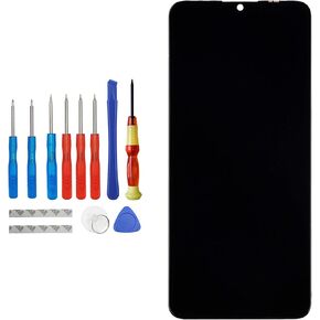 LCD Compatible with Huawei Y6p 2020 MED-LX9 MED-LX9N 6.3 inch LCD Touch Screen Display Black with Tools
