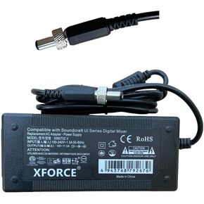 AC Adapter Compatible with Soundcraft Ui12 Digital Mixer