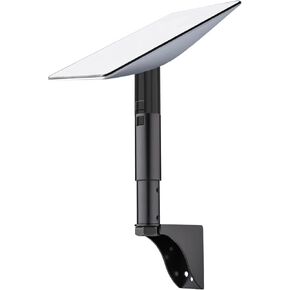 Short Wall Mount for Starlink, Suitable for Starlink V2, Starlink Pole Mount with Pipe Adapter, Starlink Short Wall Mount Accessories with Anti Swing Design, Black, DQZJ623