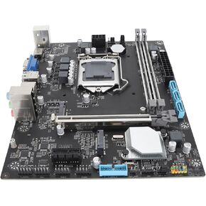 LGA1151 Micro ATX Motherboard, DDR4 Gaming Motherboard PCIE3.0 x16, VGA HDMl 4K/30Hz Interface, Gigabit Network Card, for Core 6/7/8/9 Gen CPU i3/i5/i7 Series