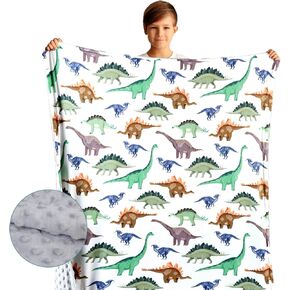 New Born Baby Boy Blanket Double Layer Fuzzy Nursery Toddler Blankets Soft Minky Daycare Baby Boys Blanket with Dotted Backing for Baby Shower Birthday Gift 30 x 40 Inch (Construction, 1)