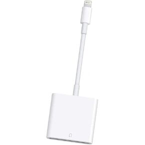 [معتمد من Apple MFi] قارئ بطاقة SD لجهاز iPhone iPad، محول قارئ كاميرا Lightning إلى SD، محول بطاقة SD لقارئ بطاقة الذاكرة لهاتف iPhone 14/13/Pro Max/12/11/XS/XR/X/8/ 7/6 آيباد in Kuwait