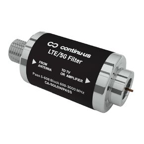 LTE 5G Filter by Continu.us | Improves and boosts TV Signal. Television Antenna Signal Purifier, 4G / 5G Filter, Reduce Interference from Cell Phones Towers | Plug and Play