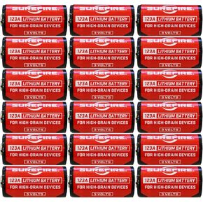 3 × 6 بطاريات ليثيوم 123 أمبير من Surefire in Kuwait