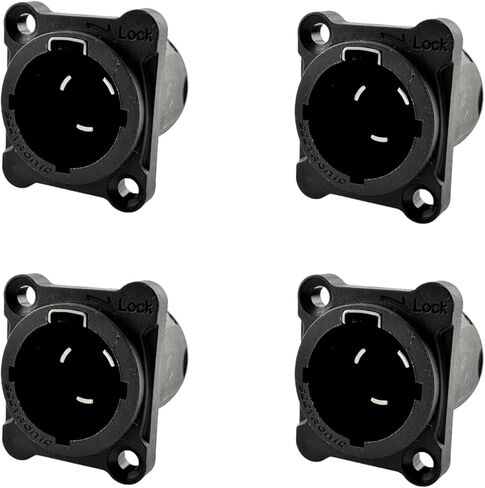 Seetronic X Series IP65 Waterproof Power Connectors (SAC3FX, 4 Pack) in Saudi Arabia