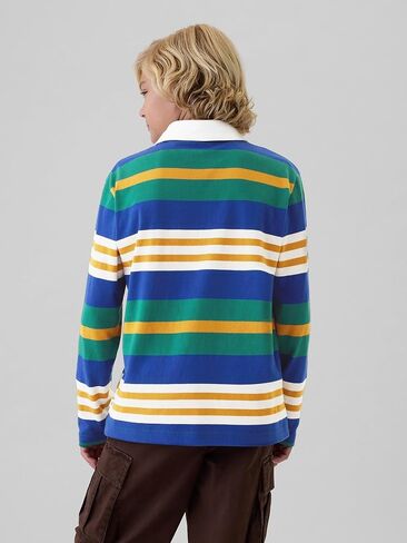 GAP Boys' Long Sleeve Rugby Polo in Saudi Arabia