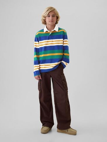 GAP Boys' Long Sleeve Rugby Polo in Saudi Arabia