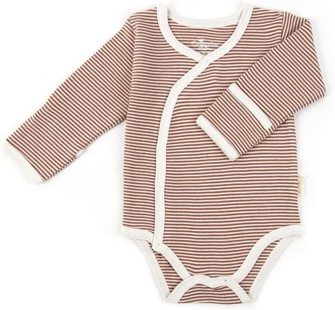 Tadpoles Organic Cotton Pin-Stripe Kimono-Style Bodysuit in Saudi Arabia