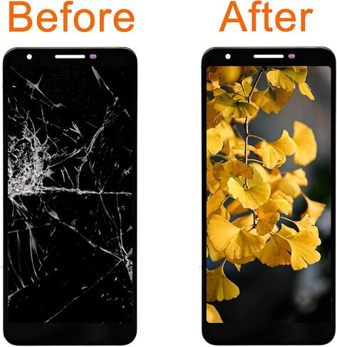 استبدال شاشة OLED LCD متوافقة مع Google Pixel 1 XL 5.5 بوصة، محول رقمي لشاشة تعمل باللمس مع مجموعة أدوات، لاصق مقاوم للماء، 1XL أسود in Kuwait