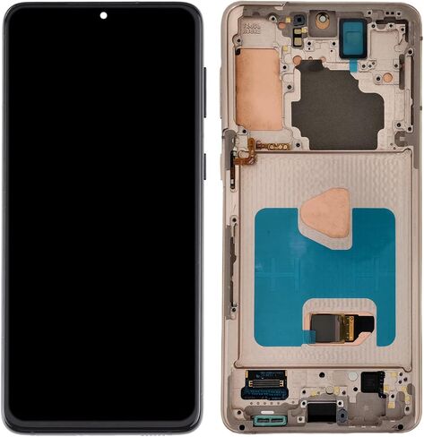 AMOLED for Samsung Galaxy S21 Plus Screen Replacement with Frame for Samsung S21+ Screen Replacement SM-G996B SM-G996U LCD Digitizer Display Touch Screen Assembly with Tools 6.7 inch Gold in Saudi Arabia