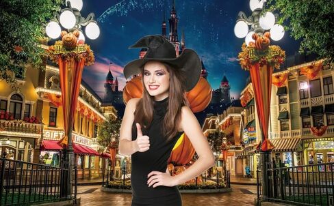 7X5FT Halloween Pumpkin Backdrop Night Street Backdrop Travel Happy Halloween Party Vinyl Banner Birthday Party Decoration Background DH-122 in Saudi Arabia