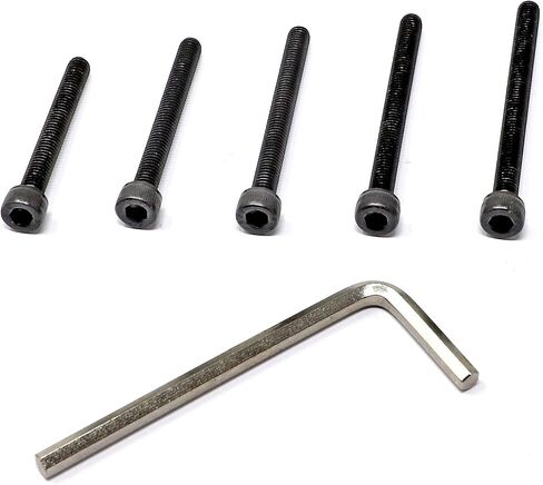 iexcell 1500 Pcs M3 x 4/6/8/10/12/16/20/25/30/35/40/45/50 Alloy Steel 12.9 Grade Hex Socket Head Cap Screws Bolts Nuts Washers Assortment Kit, Black Oxide Finish in Saudi Arabia