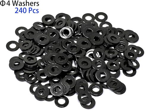 iexcell 1500 Pcs M3 x 4/6/8/10/12/16/20/25/30/35/40/45/50 Alloy Steel 12.9 Grade Hex Socket Head Cap Screws Bolts Nuts Washers Assortment Kit, Black Oxide Finish in Saudi Arabia