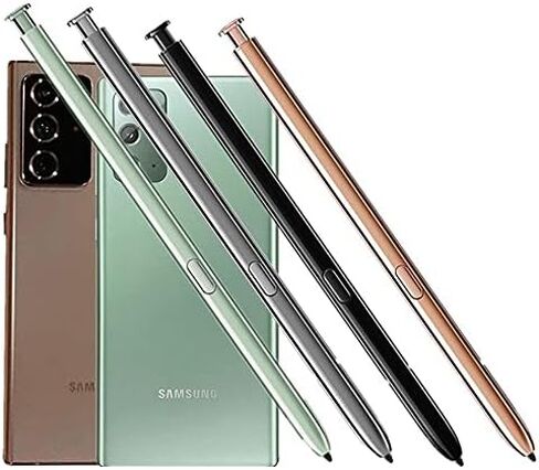 قطعتان من قلم S بديل لهاتف Samsung Galaxy Note 20 Note 20 Ultra 5G (بدون بلوتوث) + ملقط أطراف/أطراف (أسود) in Kuwait