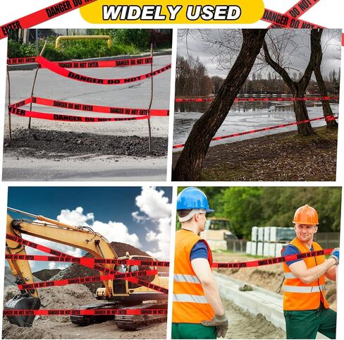 Treela 10 Rolls 3 Inch x 2000 ft Yellow Caution Tapes Bulk, Waterproof Barricade Tapes, Safety Warning Tapes, Resistant Construction Caution Tape Roll for Danger Hazardous Areas Party Decor in Saudi Arabia