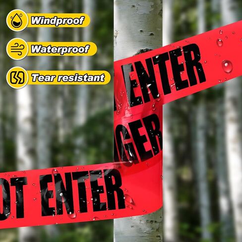 Treela 10 Rolls 3 Inch x 2000 ft Yellow Caution Tapes Bulk, Waterproof Barricade Tapes, Safety Warning Tapes, Resistant Construction Caution Tape Roll for Danger Hazardous Areas Party Decor in Saudi Arabia