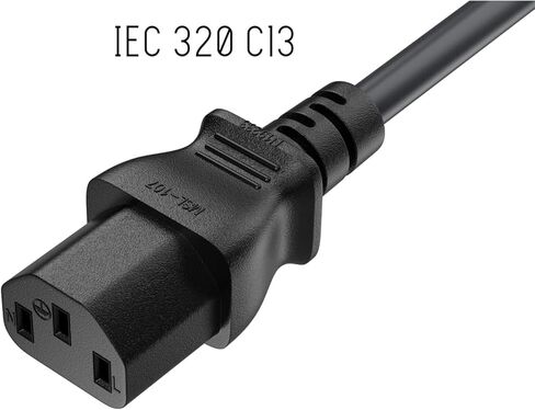 سلك طاقة KKE AU IEC 60320 C13 (غلاية)، 6 أقدام، سلك طاقة أستراليا 18 AWG (IEC-320-C13 إلى AS3112)، كابل إمداد الطاقة للكمبيوتر/التلفزيون/الشاشة in Kuwait