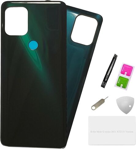 Xt2131 غطاء خلفي للبطارية استبدال أجزاء باب الإسكان الخلفي لموتورولا موتو جي ستايلس (5G) 2021 XT2131 6.8 بوصة in Kuwait