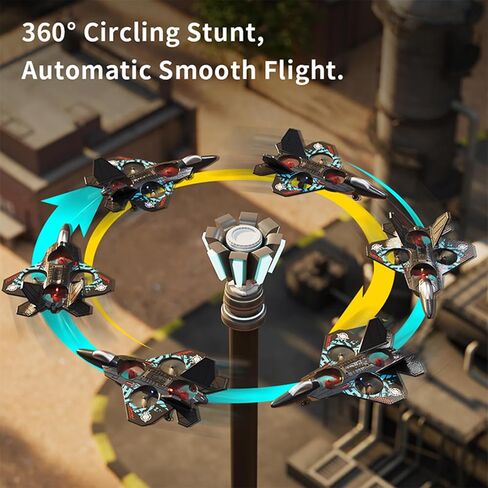 RC Fighter Airplane RC Helicopter Quadcopter,Mini Drone Remote Control Jet Plan, 2.4GHz RC Jet Fighter Airplane, Stuntwith 360° Flip,Easy to Fly RC Plane Beginner Toy for Boys Girl Adult Kids in Saudi Arabia