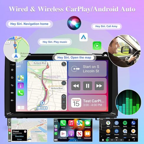 8 Core [4G+64G] راديو سيارة لسيارة Mercedes Benz W906 Sprinter W169 W245 W639 Vito Viano - Android 13 شاشة تعمل باللمس، DSP 32 EQ/IPS/Carplay/Android Auto/SWC/BT/WiFi + كاميرا احتياطية AHD in Saudi Arabia