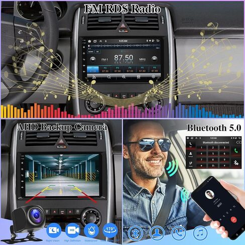 8 Core [4G+64G] راديو سيارة لسيارة Mercedes Benz W906 Sprinter W169 W245 W639 Vito Viano - Android 13 شاشة تعمل باللمس، DSP 32 EQ/IPS/Carplay/Android Auto/SWC/BT/WiFi + كاميرا احتياطية AHD in Saudi Arabia