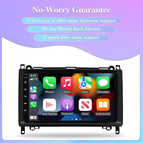 8 Core [4G+64G] راديو سيارة لسيارة Mercedes Benz W906 Sprinter W169 W245 W639 Vito Viano - Android 13 شاشة تعمل باللمس، DSP 32 EQ/IPS/Carplay/Android Auto/SWC/BT/WiFi + كاميرا احتياطية AHD in Saudi Arabia