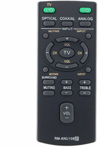 New RM-ANU159 Replacement Remote Compatible with Sony Sound Bar HT-CT60 /C SA-CT60 SA-CT60 in Kuwait