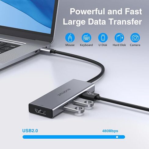 محطة إرساء USB C للكمبيوتر المحمول بشاشة مزدوجة USB C إلى محطة إرساء محول USB لأجهزة Dell وHP وLenovo وSurface وUSB C Hub HDMI عرض ثلاثي متعدد الشاشات مع 4K HDMI، 2*DP، VGA، شحن، 3*USB 2.0 in Kuwait