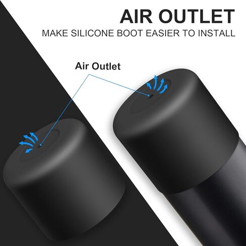 حذاء من السيليكون لزجاجة مياه Owala سعة 24 أونصة 32 أونصة 40 أونصة، قطعتان من الأكمام الواقية المضادة للانزلاق لزجاجات المياه FreeSip/Twist/Flip، خالية من BPA، آمنة للاستخدام في غسالة الأطباق، ملحقات الأكواب بغطاء ممتص للصدمات سفلي in Kuwait