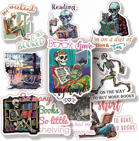 ملصقات اقتباس لكتاب الهولوغرام Bookish لأجهزة Kindle وأجهزة الكمبيوتر المحمولة | هدايا وإكسسوارات القراءة للمراهقين | ملصق نادي بوكتوك in Saudi Arabia