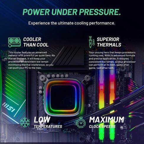 جهاز كمبيوتر Skytech Prism للألعاب، Intel i7 14700K 3.4 جيجا هرتز، RTX 4080 Super، 2 تيرابايت NVME Gen4، 64 جيجابايت DDR5 RAM RGB، 1000 واط Gold ATX 3.0 PSU، Wi-Fi، Win 11 Home in Kuwait