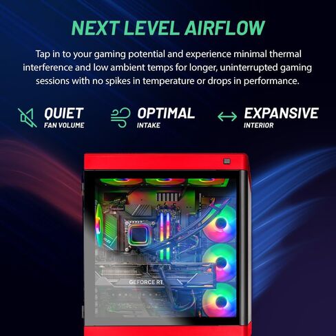 جهاز كمبيوتر Skytech Prism للألعاب، Intel i7 14700K 3.4 جيجا هرتز، RTX 4080 Super، 2 تيرابايت NVME Gen4، 64 جيجابايت DDR5 RAM RGB، 1000 واط Gold ATX 3.0 PSU، Wi-Fi، Win 11 Home in Kuwait