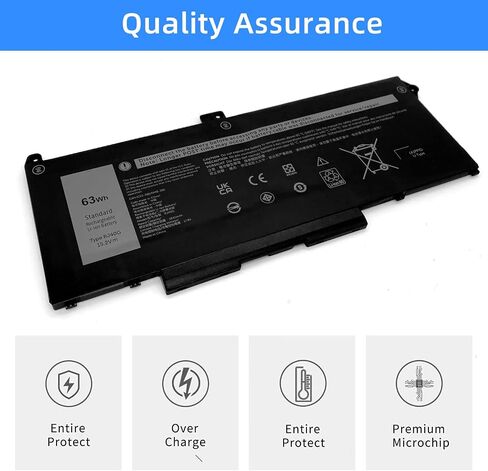 RJ40G Laptop Battery Replacement for Dell Latitude 14 5420 Latitude 15 5520 Precision 15 3560 Series P137G P137G001 P104F P104F001 P104F002 075X16 01K2CF WY9DX 0WK3F1 0M3KCN 15.2V 3941mAh in Saudi Arabia
