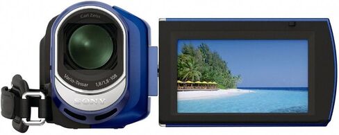 كاميرا فيديو فلاش سوني DCR-SX41 مع زووم بصري 60x (أزرق) (متجددة) in Saudi Arabia