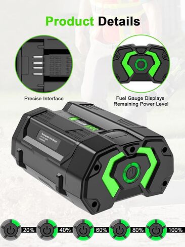 IEFUU New Replacement for EGO 56V Battery 5.0 Ah BA1400T BA1400, Compatible with All Power 56-Volt E GO Power+ Cordless Tools Lawn Mower, Leaf Blower, Chainsaw Lithium-Ion Batteries 5000mAh in Kuwait
