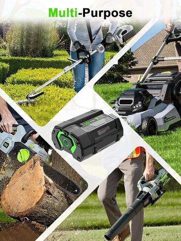 IEFUU New Replacement for EGO 56V Battery 5.0 Ah BA1400T BA1400, Compatible with All Power 56-Volt E GO Power+ Cordless Tools Lawn Mower, Leaf Blower, Chainsaw Lithium-Ion Batteries 5000mAh in Kuwait