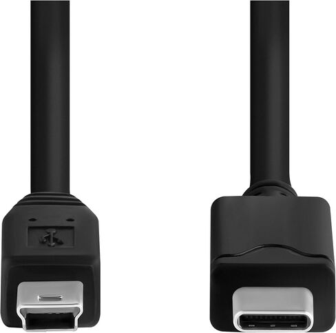 كابل USB صغير بطول 20 قدم 5 دبابيس إلى USB من النوع C - كابل ربط طويل جدًا - متوافق مع Canon وGoPro وميكروفونات Yeti وDash Cams وأنظمة Tomtom GPS ومشغلات MP3 والمزيد. in Kuwait