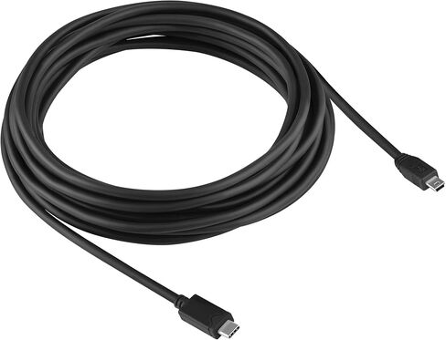كابل USB صغير بطول 20 قدم 5 دبابيس إلى USB من النوع C - كابل ربط طويل جدًا - متوافق مع Canon وGoPro وميكروفونات Yeti وDash Cams وأنظمة Tomtom GPS ومشغلات MP3 والمزيد. in Kuwait