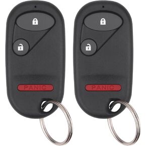Key Fob Replacement for 2001-2005 Honda Civic EX LX DX/ 2003-2007 Pilot Car Keyless Entry Remote Control,NHVWB1U523, NHVWB1U521,3 Buttons, 2Pcs