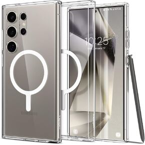 Spigen Ultra Hybrid Metal Ring MagFit Designed for Galaxy S24 Ultra Case (2024) - Zero One