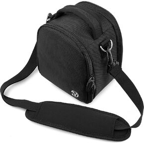 Vangoddy BLack Black SLR Small Camera Bag for Kodak PixPro Printomatic Smile Classic and Mini Shot