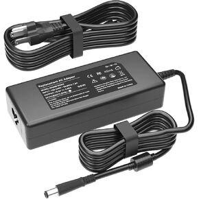 90W Ac Adapter Power Cord for HP All-in-One Desktop 22" 24" 24-DD 24-DF 22-DD 24-DP 24-CB HP all in one power cord 19" 20" 21" 32" DF:24-dd0210 24-df0040 18-5110 19-2304 20-B013W Power Cord
