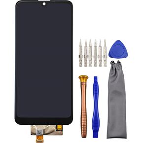 Replacement Screen LCD Display Touch Digitizer Assembly for LG Q60 K50 6.26" Black LM-X525 LMX525BAW LMX525EAW LM-X520 802LG LMX520EMW LMX520BMW with Tool Kit